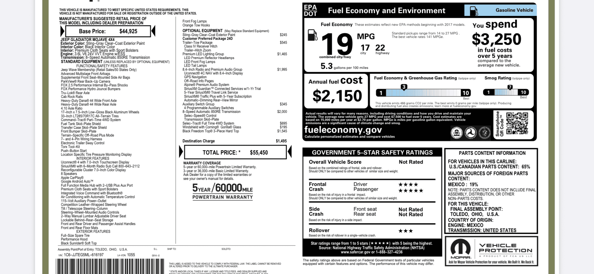 Jeep Gladiator Gupton Motors up to 8% below invoice C56975ED-90D0-4055-BCAA-74BB3E01654D
