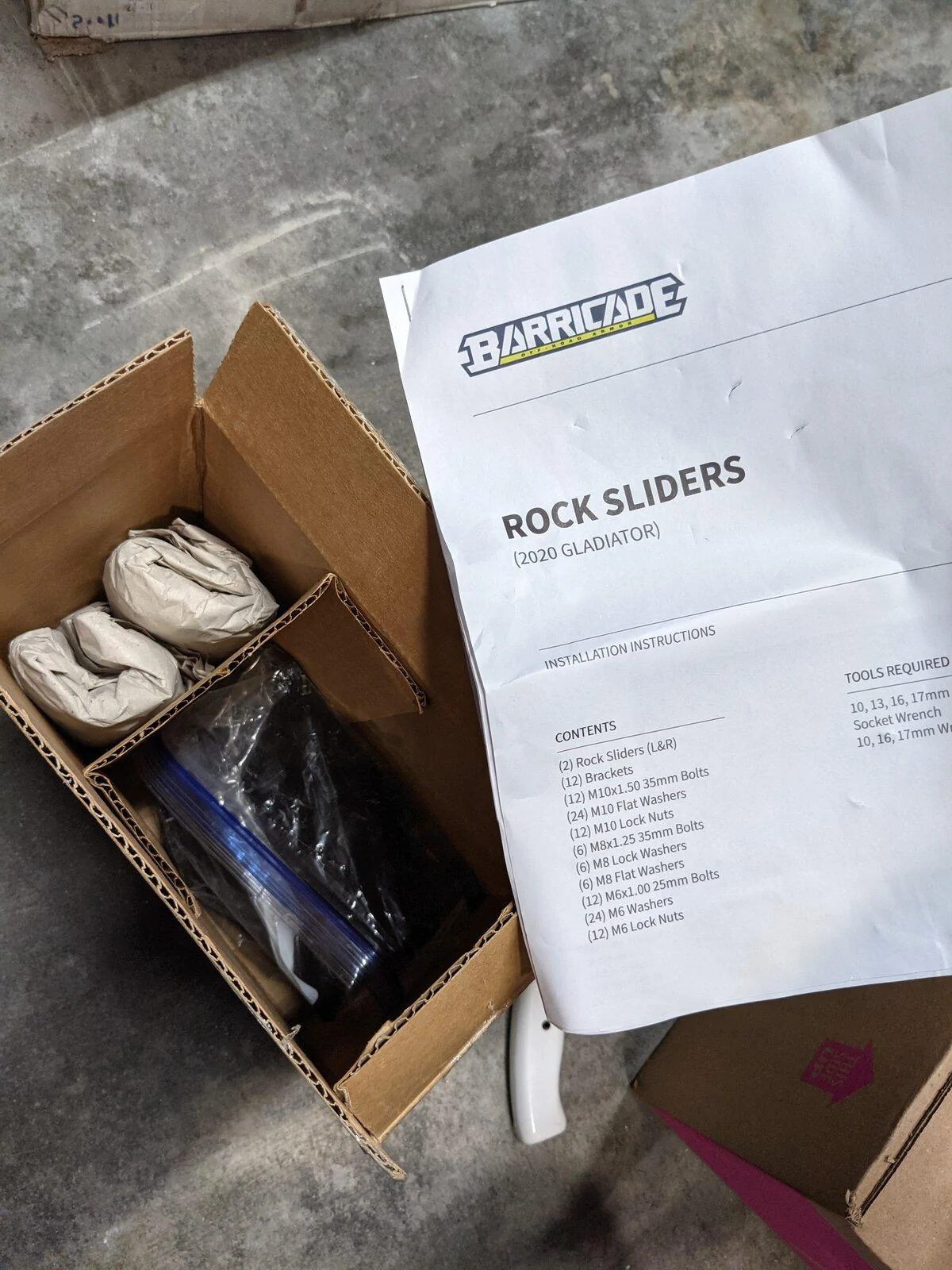 Jeep Gladiator Barricade Rock Sliders PXL_20211023_153305187