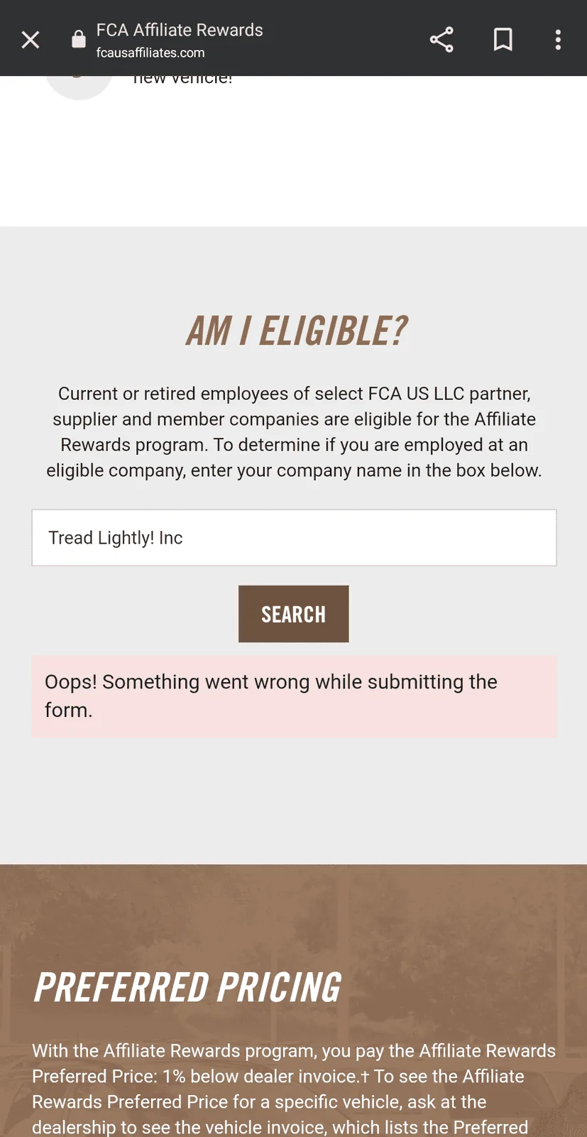 Jeep Gladiator FCA Affiliate is back... Screenshot_20211024-094020