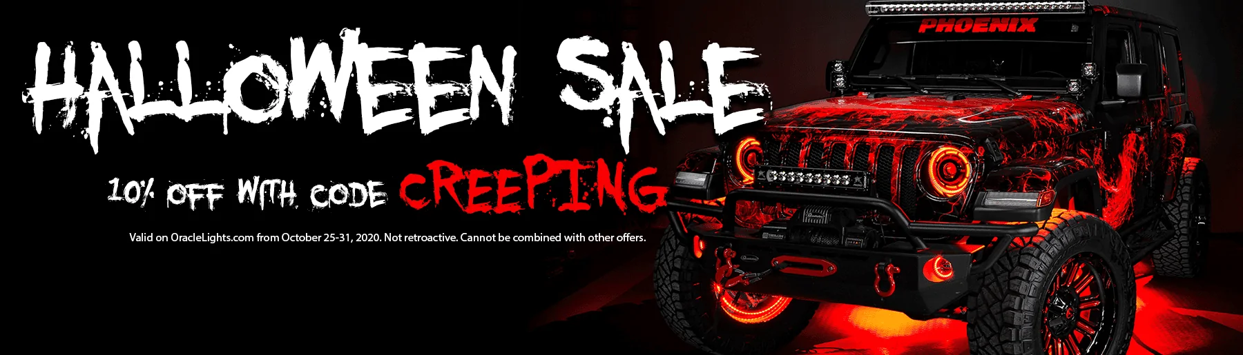 Jeep Gladiator ? Scary Good Savings? | Halloween Sale NOW | ORACLE Lighting Halloween2021_