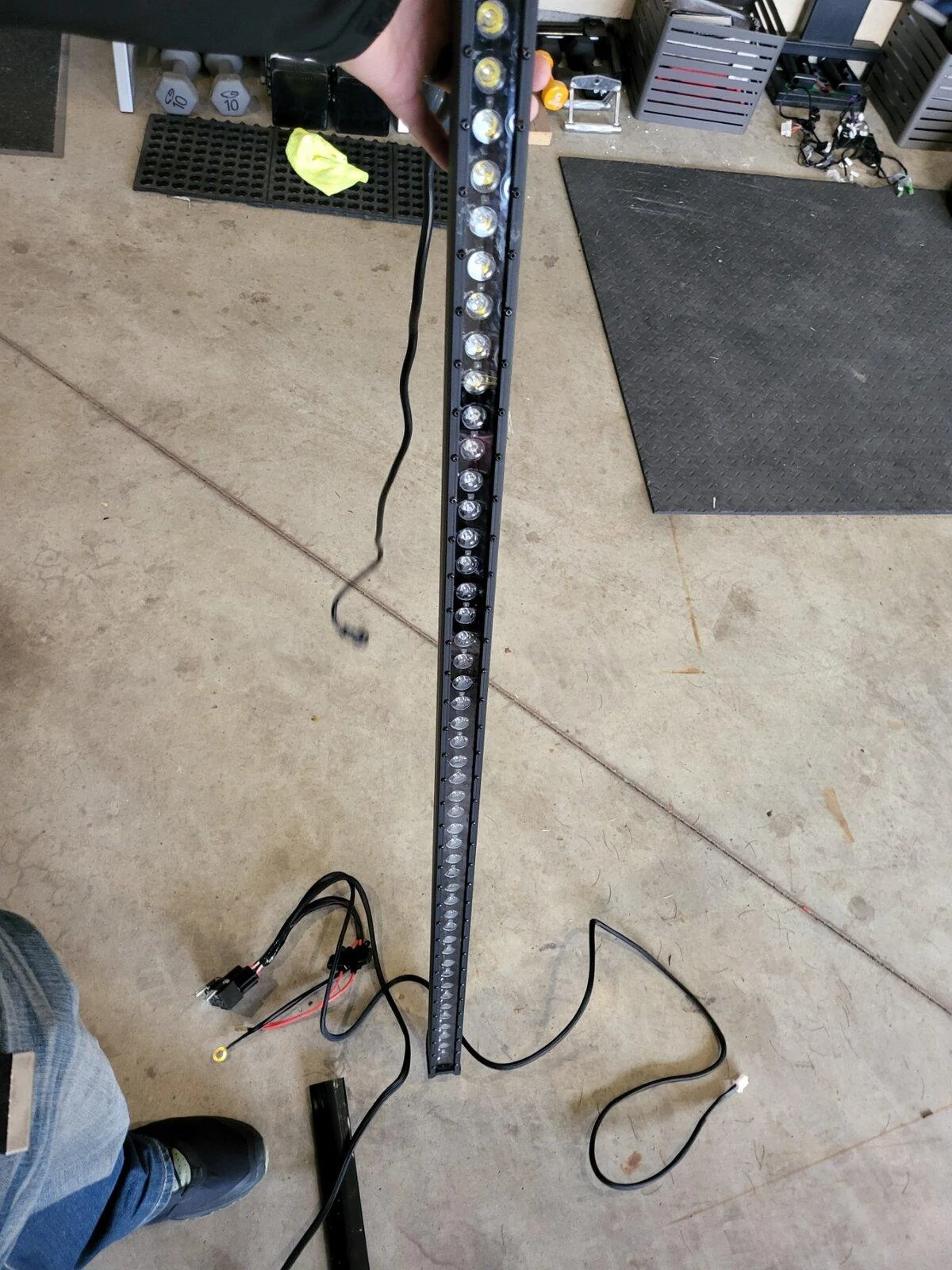 Jeep Gladiator 50-INCH CREE LED LIGHT BAR - (DUAL ROW | BLACK SERIES W/ WHITE DRL) - ROUGH COUNTRY 20211026_084914