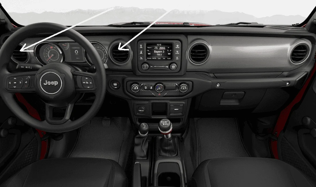 Jeep Gladiator Disappointed by heated steering wheel 2020-jeep-gladiator-sport-interior-dash