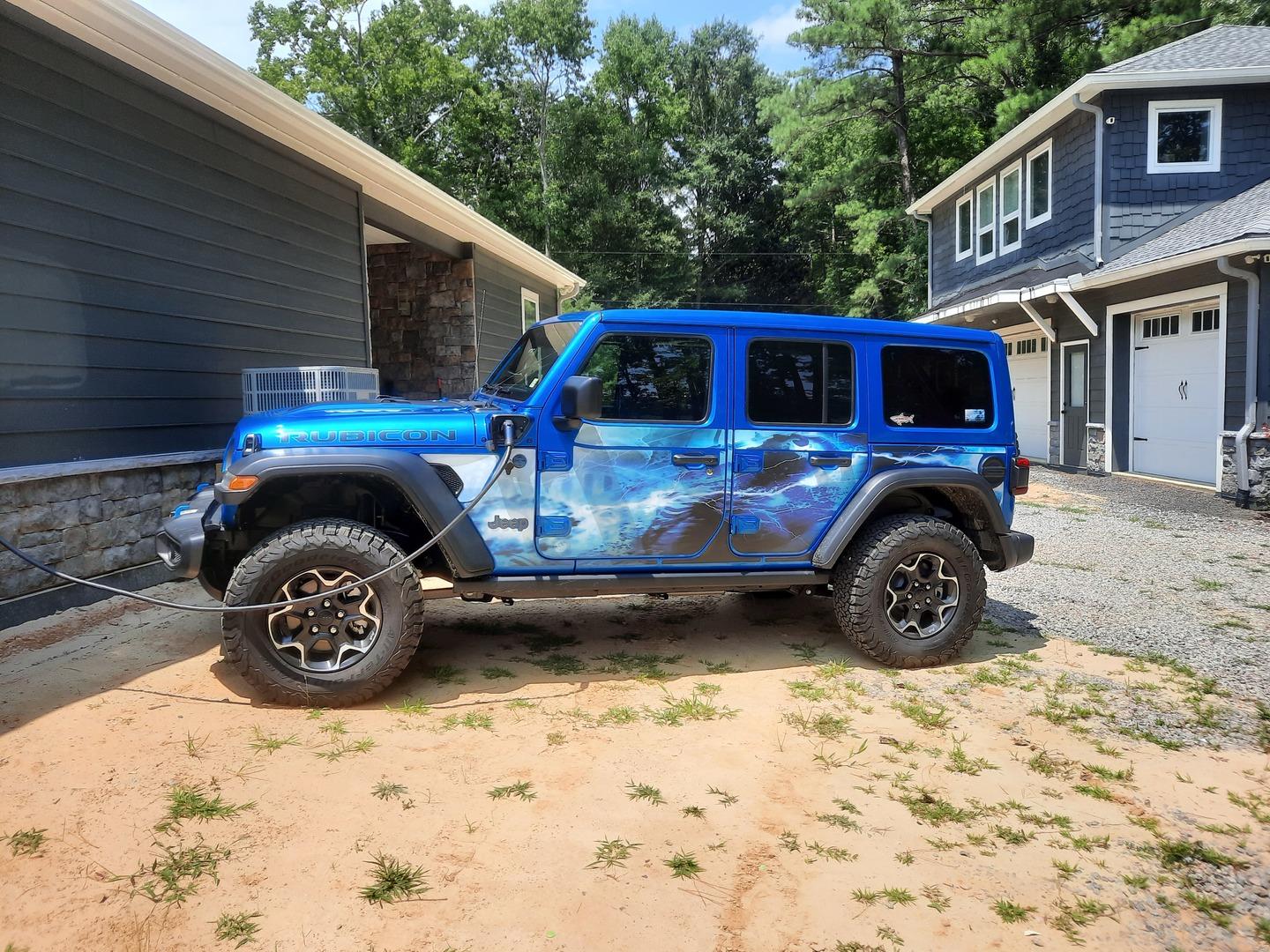 Jeep Gladiator Because Jeep Happens.... Lightweight, Removable Trail Armor from MEK Magnet Custom JLU