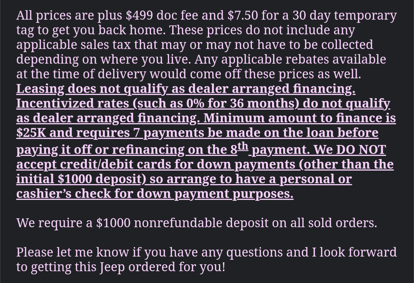Jeep Gladiator Gupton Motors up to 8% below invoice Screenshot_20211028-122412