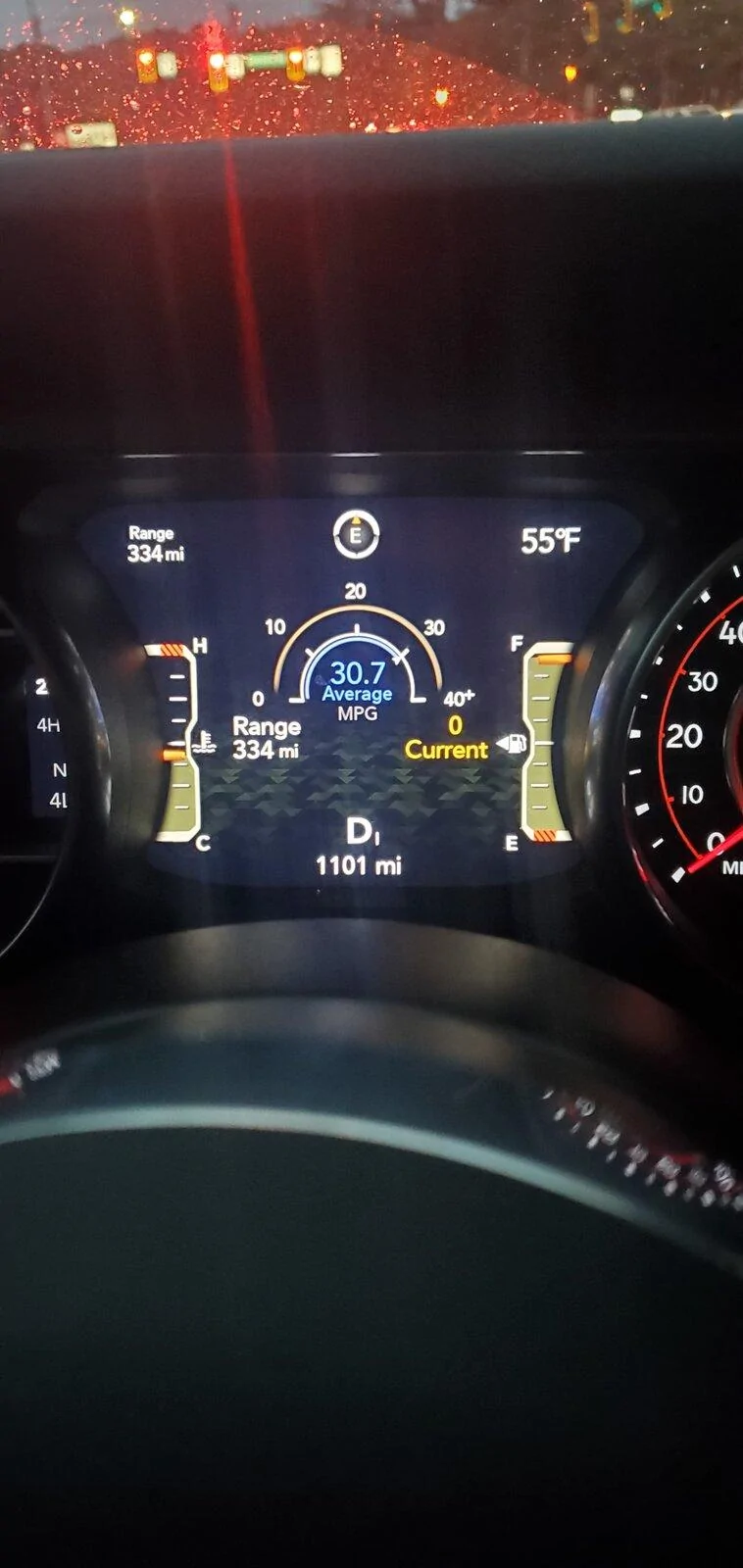 Jeep Gladiator JTRD mopar 2 lift and MPG 20211028_185404