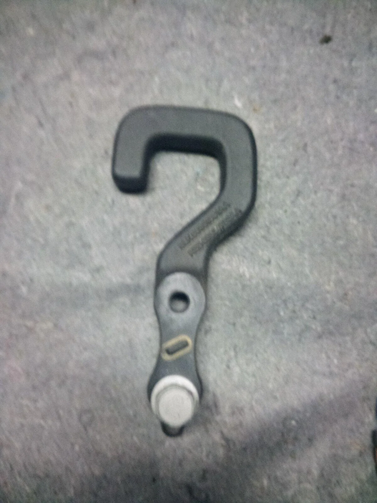 Jeep Gladiator Black rear tow hook IMG_20211021_155759