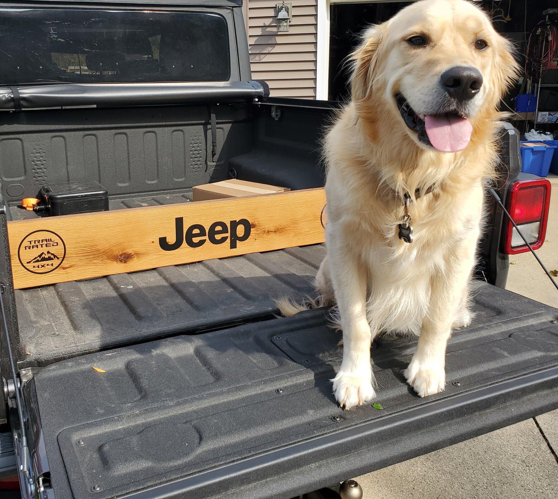 Jeep Gladiator Let’s see your pets cause they are the best companion you can have!!!!! 20211002_143025