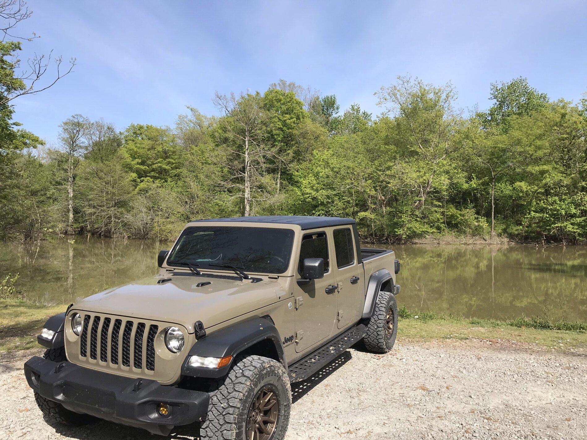 Jeep Gladiator I am picking out Tires/Wheels for my new JTRD. Need help decided between offsets. 7FFECDDE-3874-475C-B225-B2487F7379D1