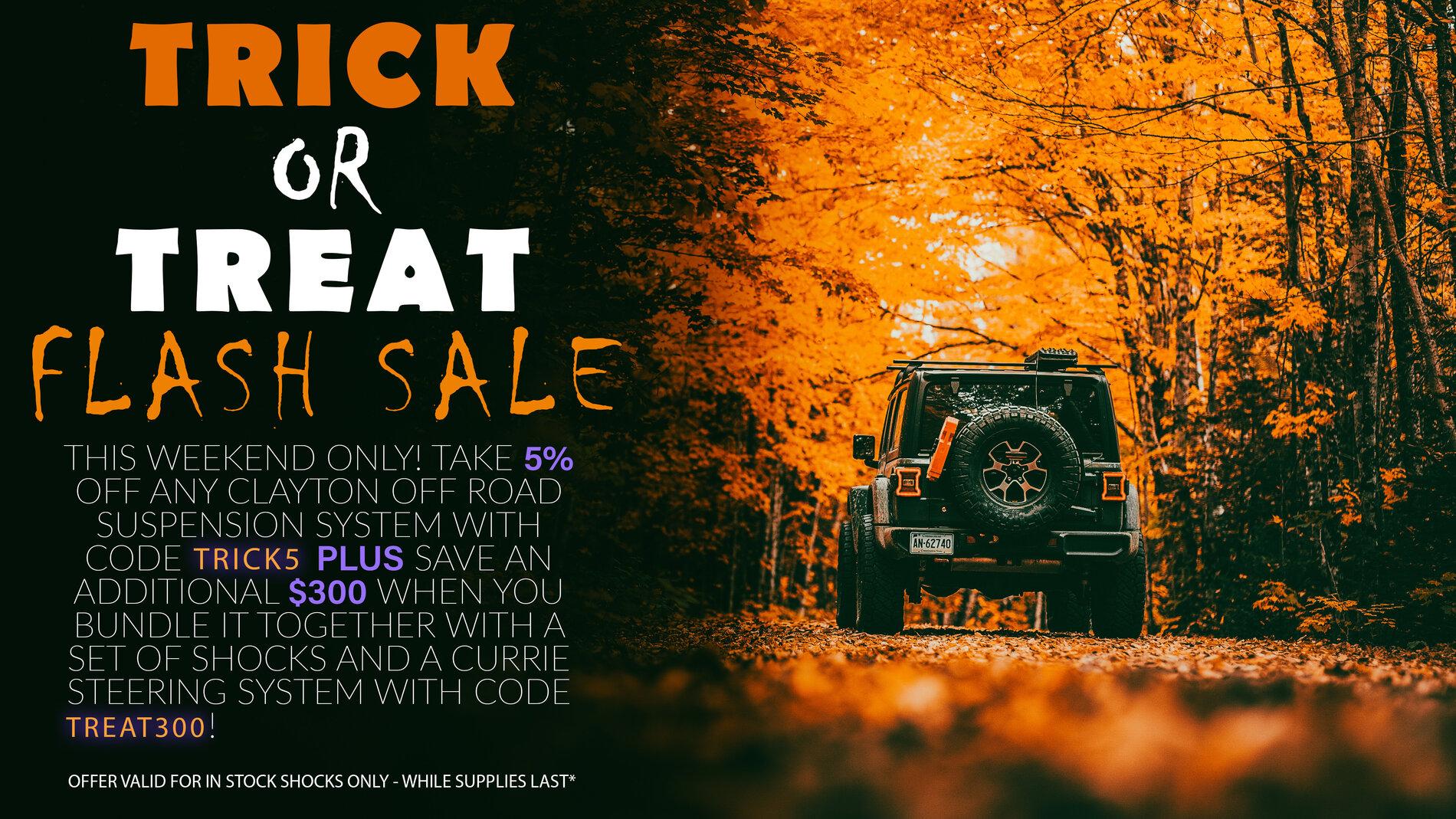 Jeep Gladiator Clayton Off Road JT Suspension Systems Halloween 2021