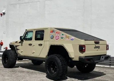 Jeep Gladiator My HMMWV Slant Back Custom Topper/Cap project 1635717904603