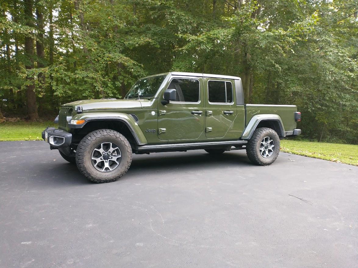 Jeep Gladiator Leveling Kit and rear .75 spacer? new jeepIMG_20210927_181910759