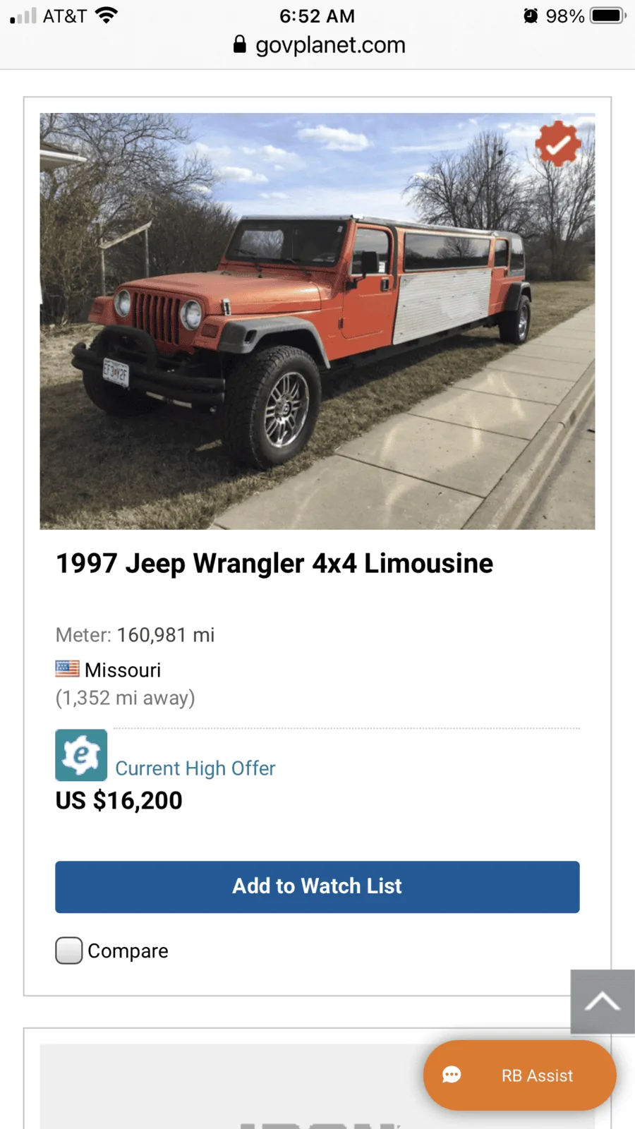 Jeep Gladiator Anyone buy military surplus? 47A8C56B-55DB-46A4-A9F9-8B8F256B3885