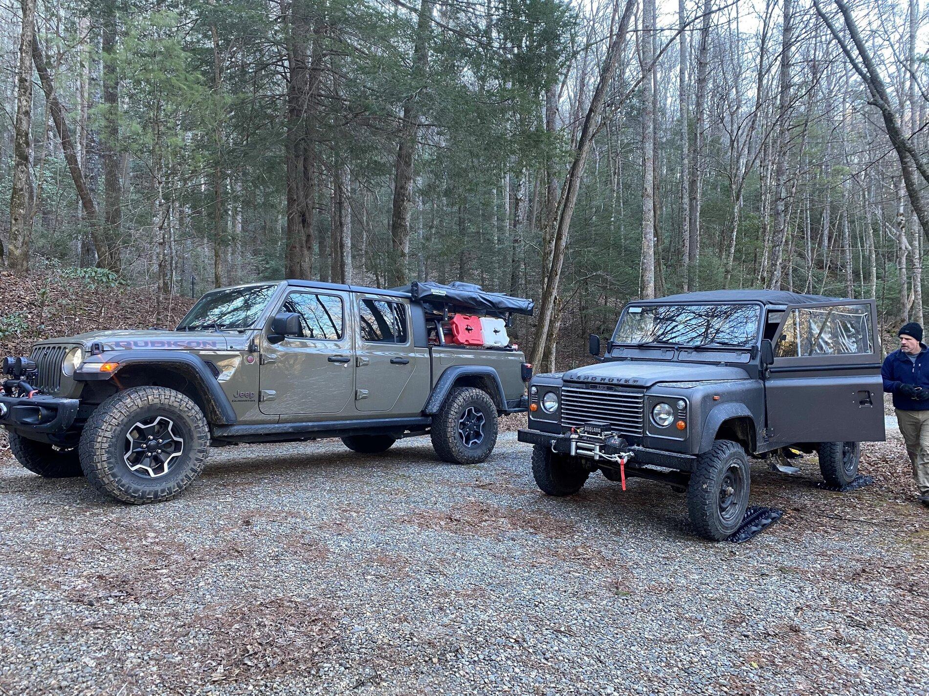 Jeep Gladiator 35's and Rubicon Rims gatraverse202113
