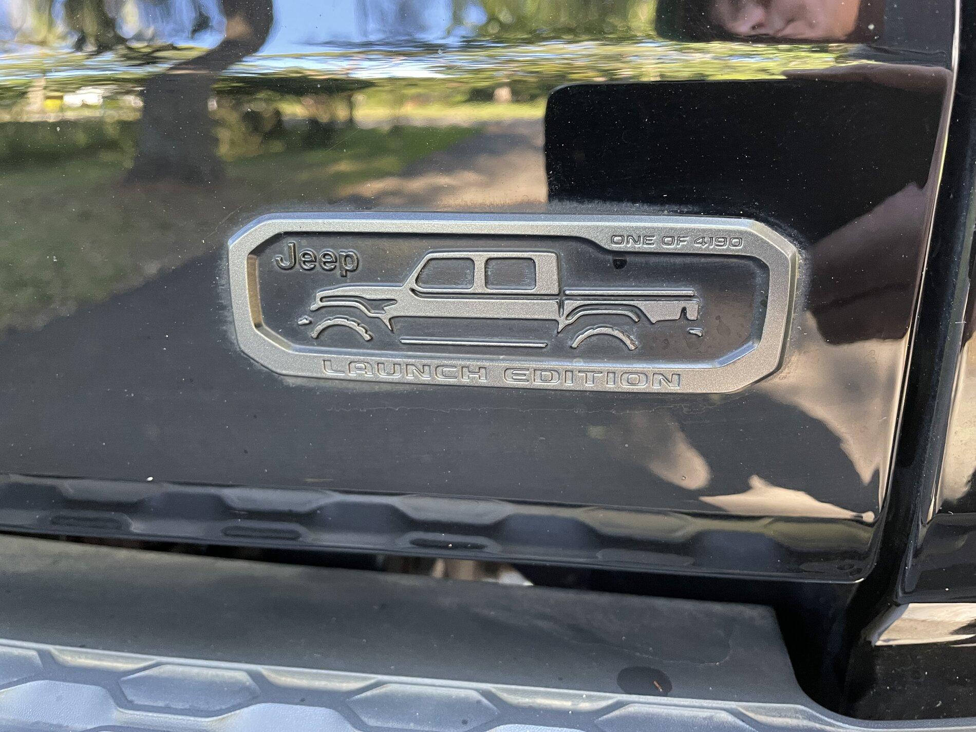 Jeep Gladiator 2020 Jeep Gladiator Launch Edition for Sale IMG_1662