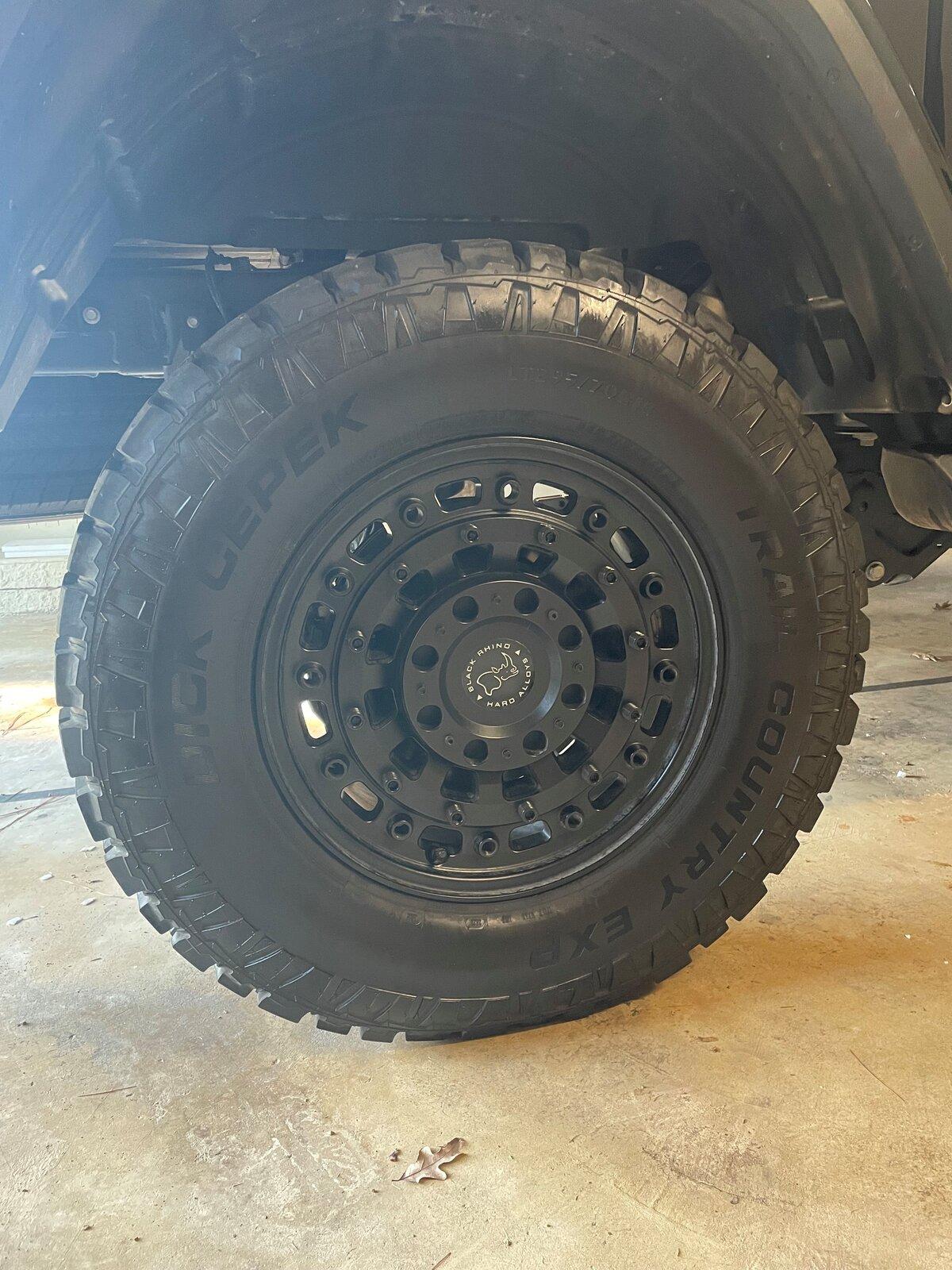 Jeep Gladiator 4 Dick Cepek 295/70r18 Trail Country EXP 35" Tires w/ Black Rhino Arsenal 18"x8"+30 5x127 Wheels tire 5