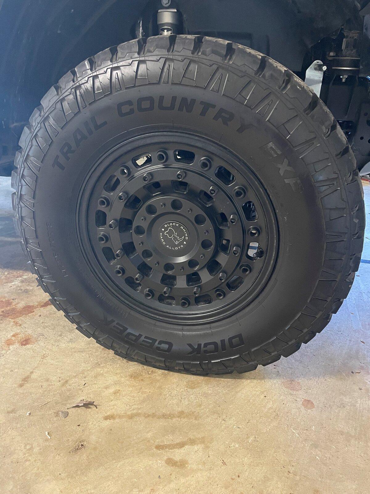 Jeep Gladiator 4 Dick Cepek 295/70r18 Trail Country EXP 35" Tires w/ Black Rhino Arsenal 18"x8"+30 5x127 Wheels tire