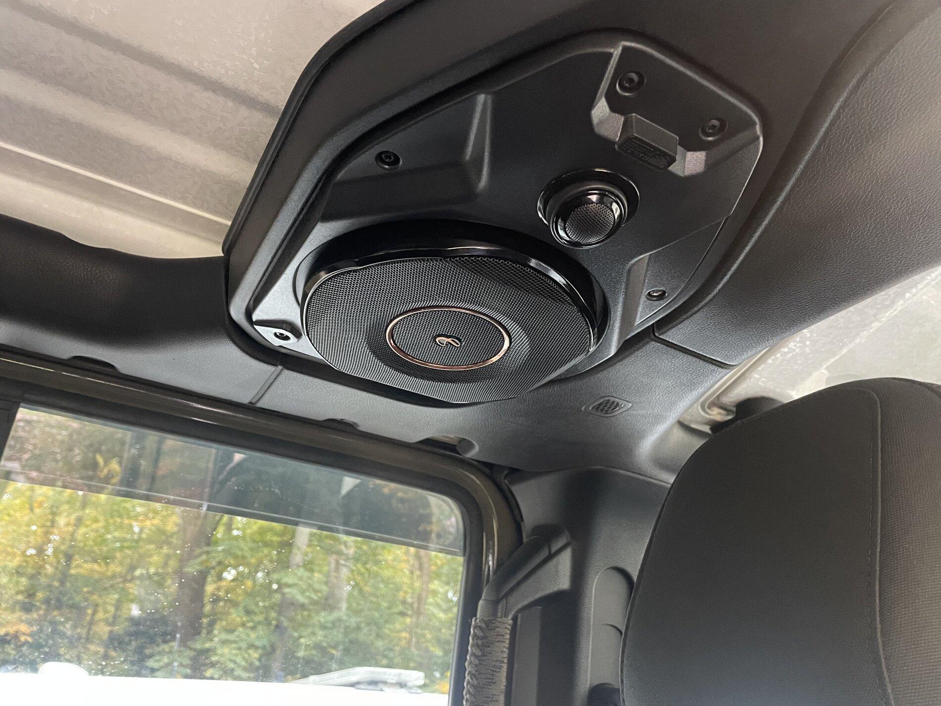 Jeep Gladiator Infinity speaker install 1D5DD77D-5683-4968-87D1-EC8F8EAE44F2