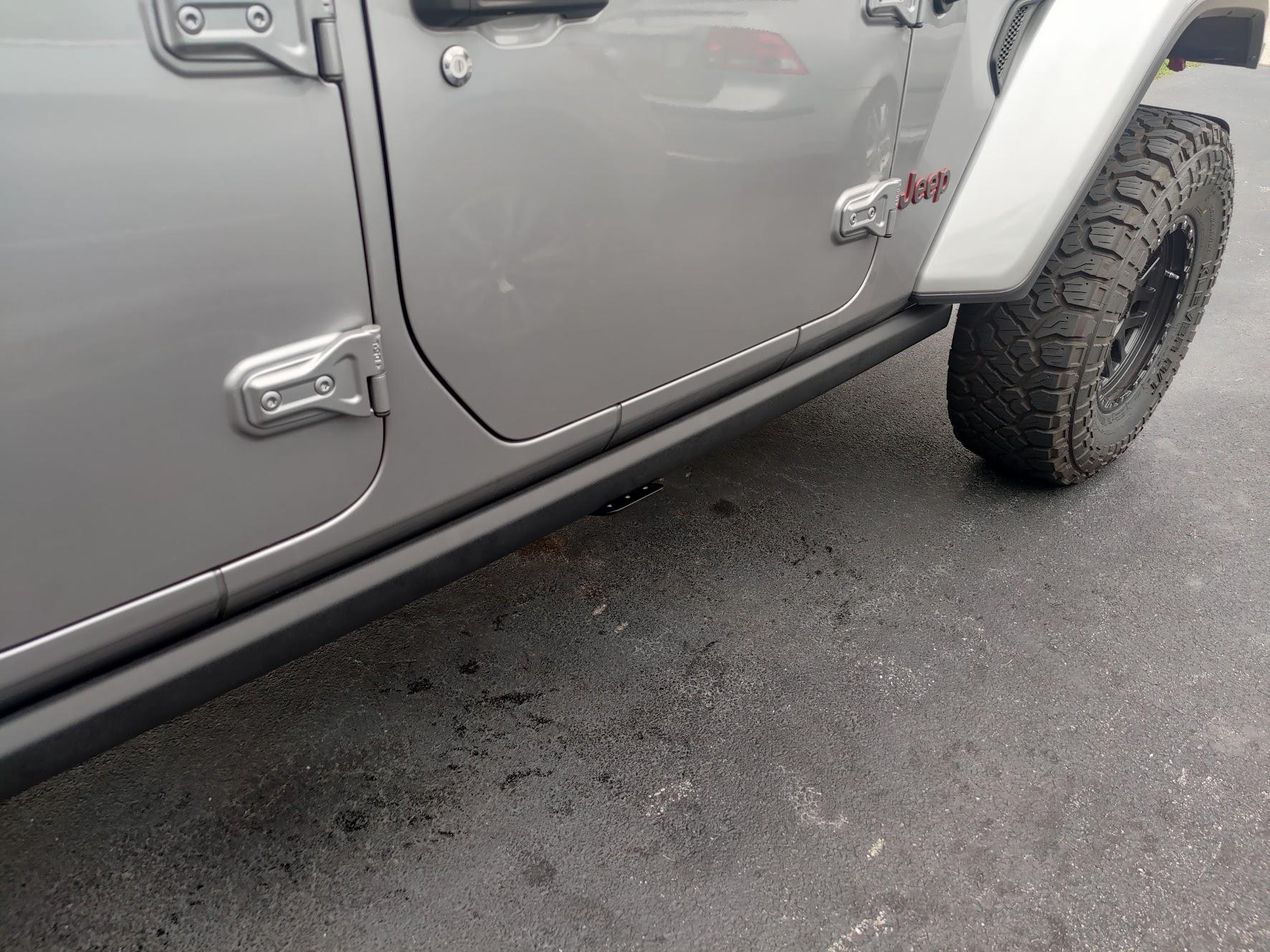 Jeep Gladiator Sliders/steps that will work with Rubicon/Mojave rock sliders IMG_20210828_173837