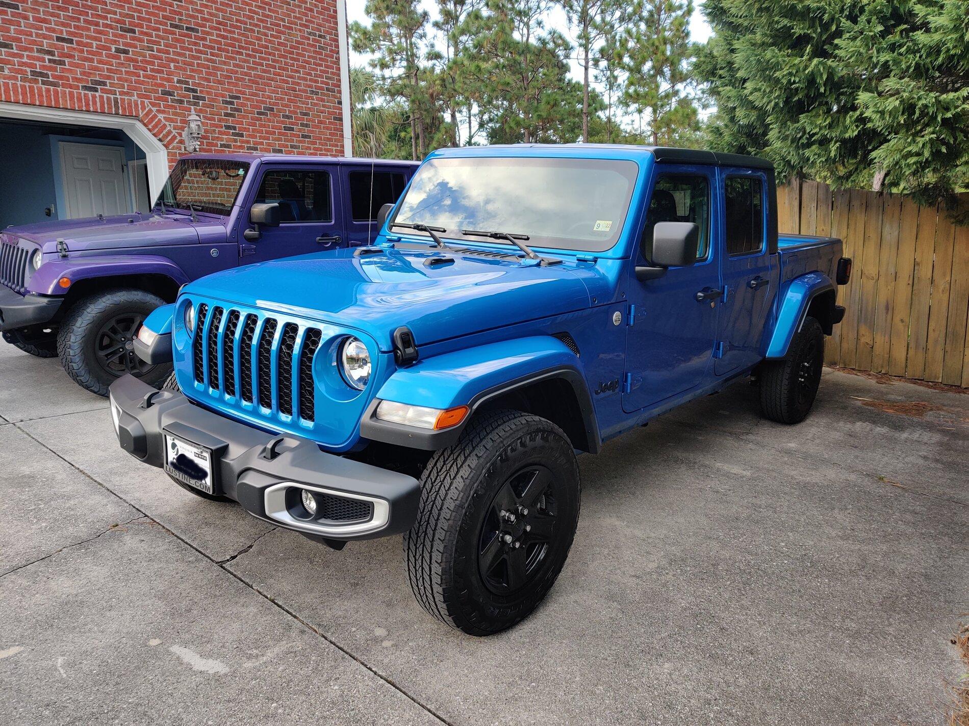Jeep Gladiator Blue On Black - Build Chronicles IMG_20210918_181637_2