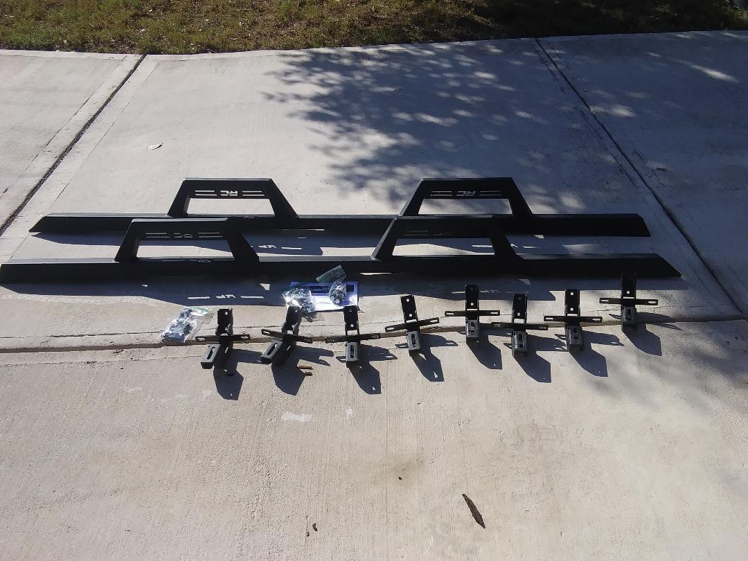 Jeep Gladiator Trail Rails/RC Drop Steps/Rocker Guards/Bed Mat RC Steps