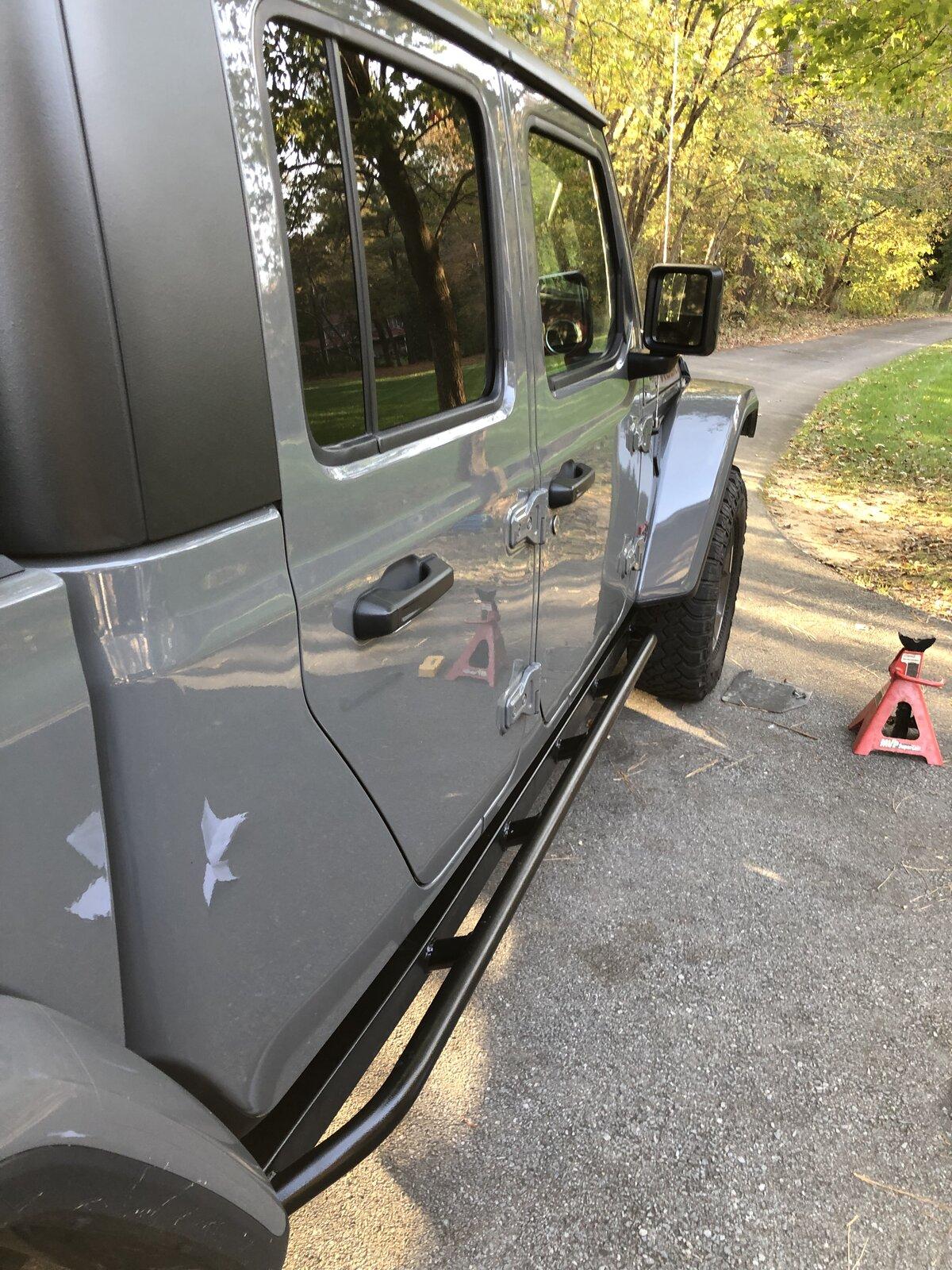 Jeep Gladiator Installed Rock Hard 4x4 Sliders Today BE2B4CBF-78F0-4B58-96B3-1C7D39466864