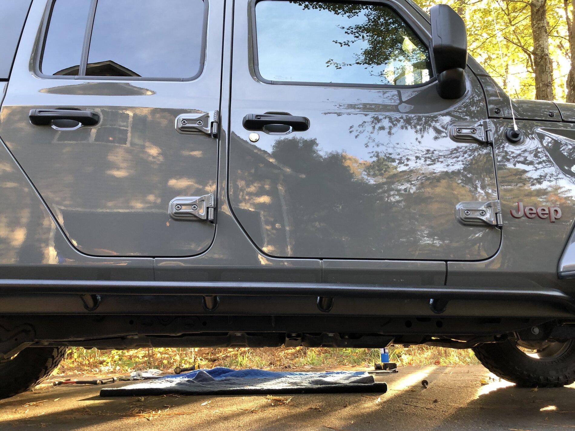Jeep Gladiator Installed Rock Hard 4x4 Sliders Today 3068AA82-EDD1-47F1-8B92-36D8B0C8B622