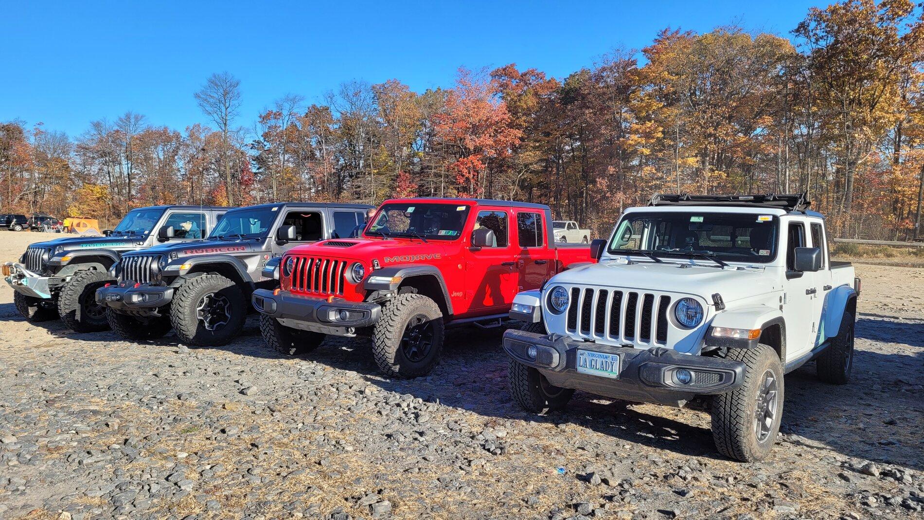 Jeep Gladiator Rausch Creek Nov 6 20211106_095301