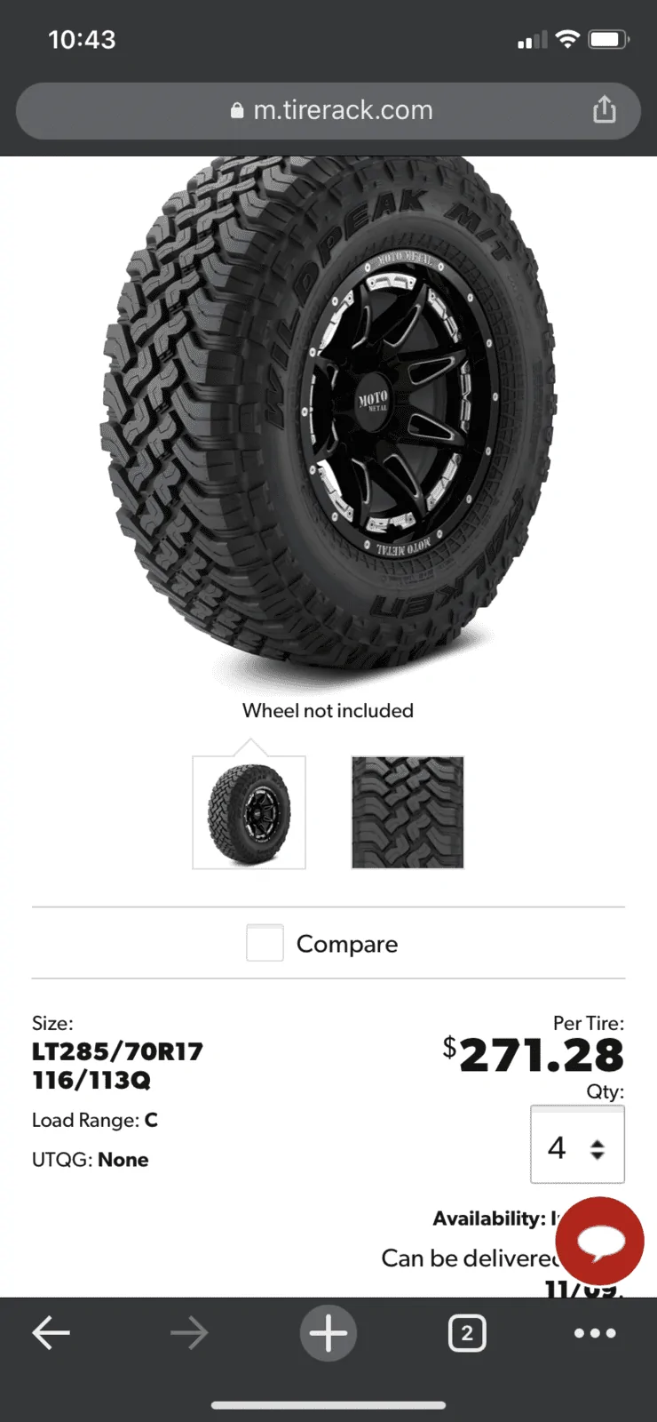 Jeep Gladiator how much are JTRD take off tires going for 4C16CC74-FCB4-4221-826F-E8EEADC460E5