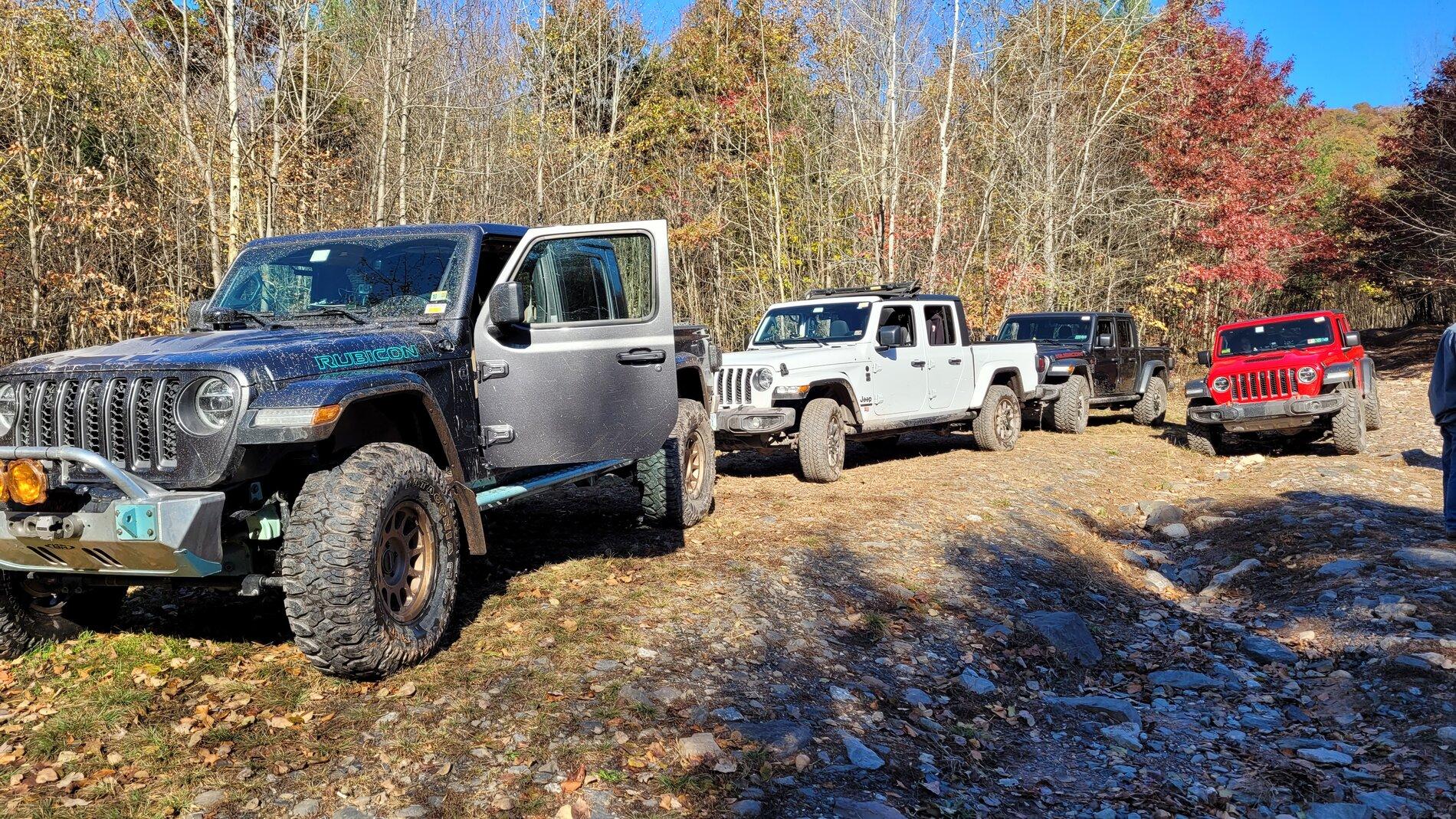 Jeep Gladiator Rausch Creek Nov 6 20211106_110541
