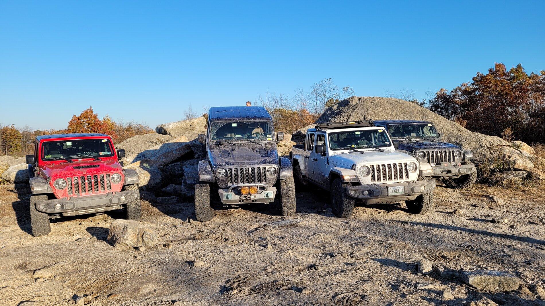 Jeep Gladiator Rausch Creek Nov 6 20211106_163254