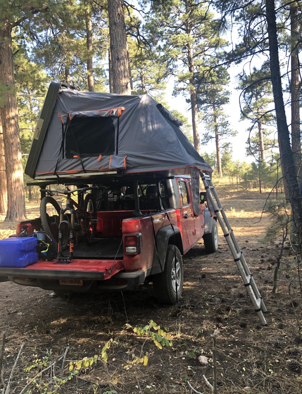 Jeep Gladiator Roof Top Tent & JCR Half Rack for sale IMG_0206