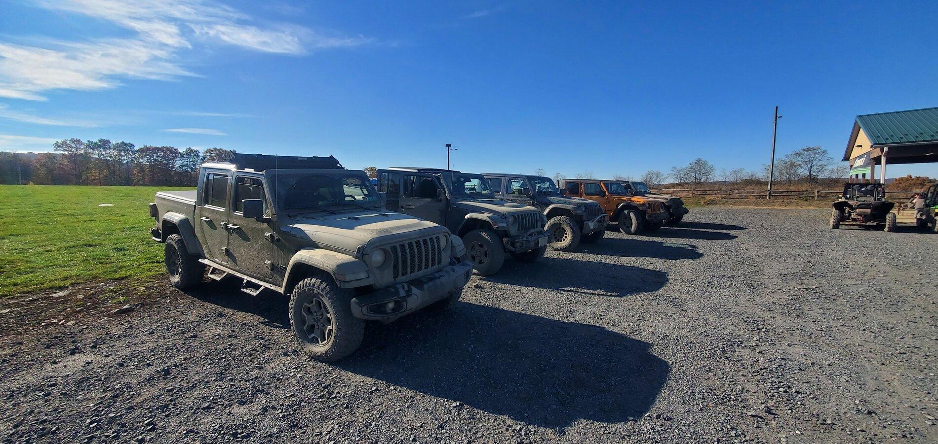Jeep Gladiator Rausch Creek Nov 6 20211107_133711