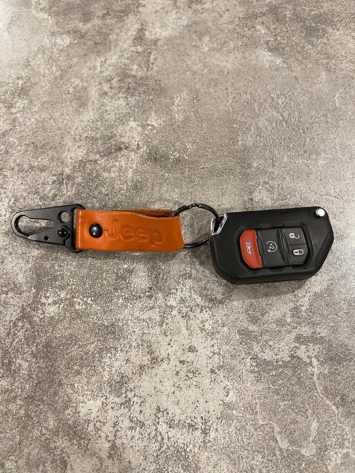 Jeep Gladiator I finally figured how to carry this HOCKEY PUCK of a key fob… image