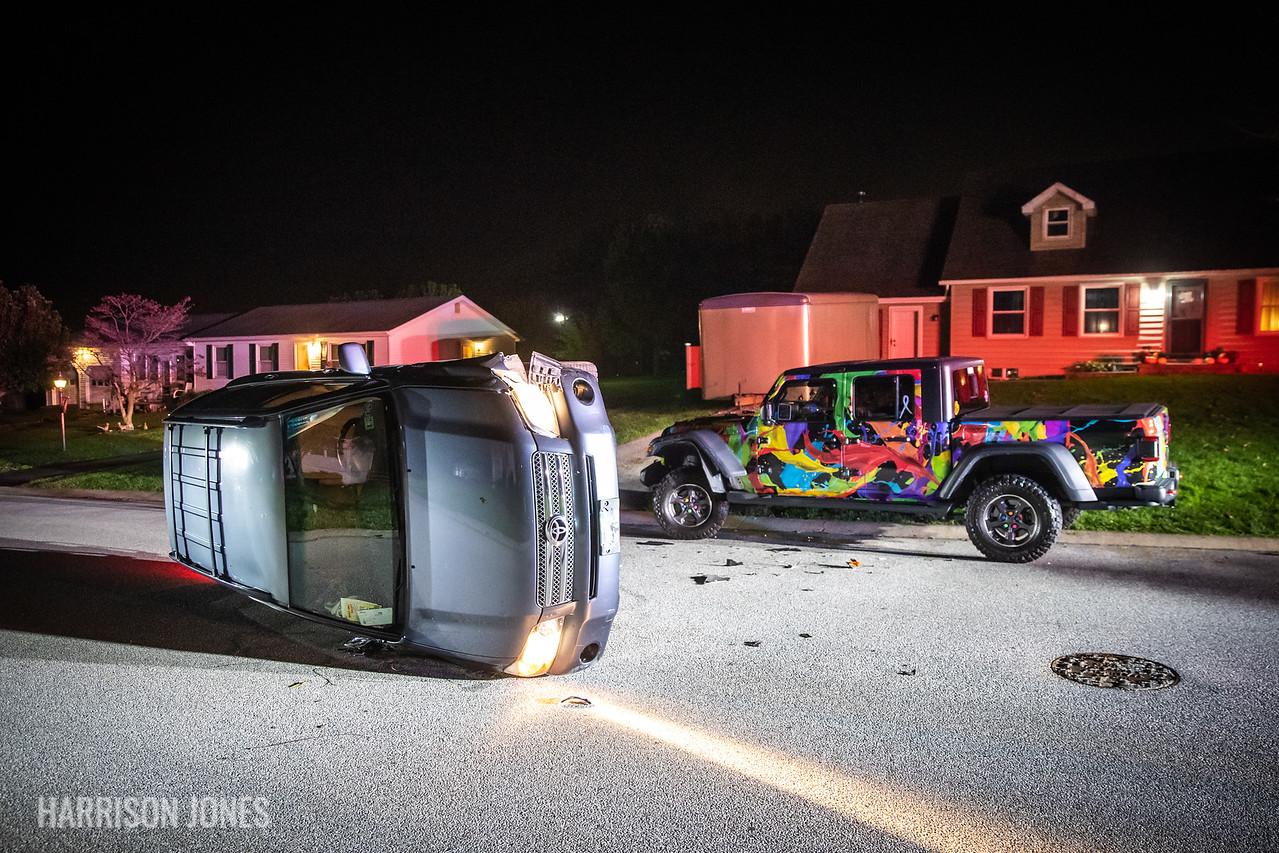 Jeep Gladiator IDK, wild wrapped wreck? rollover