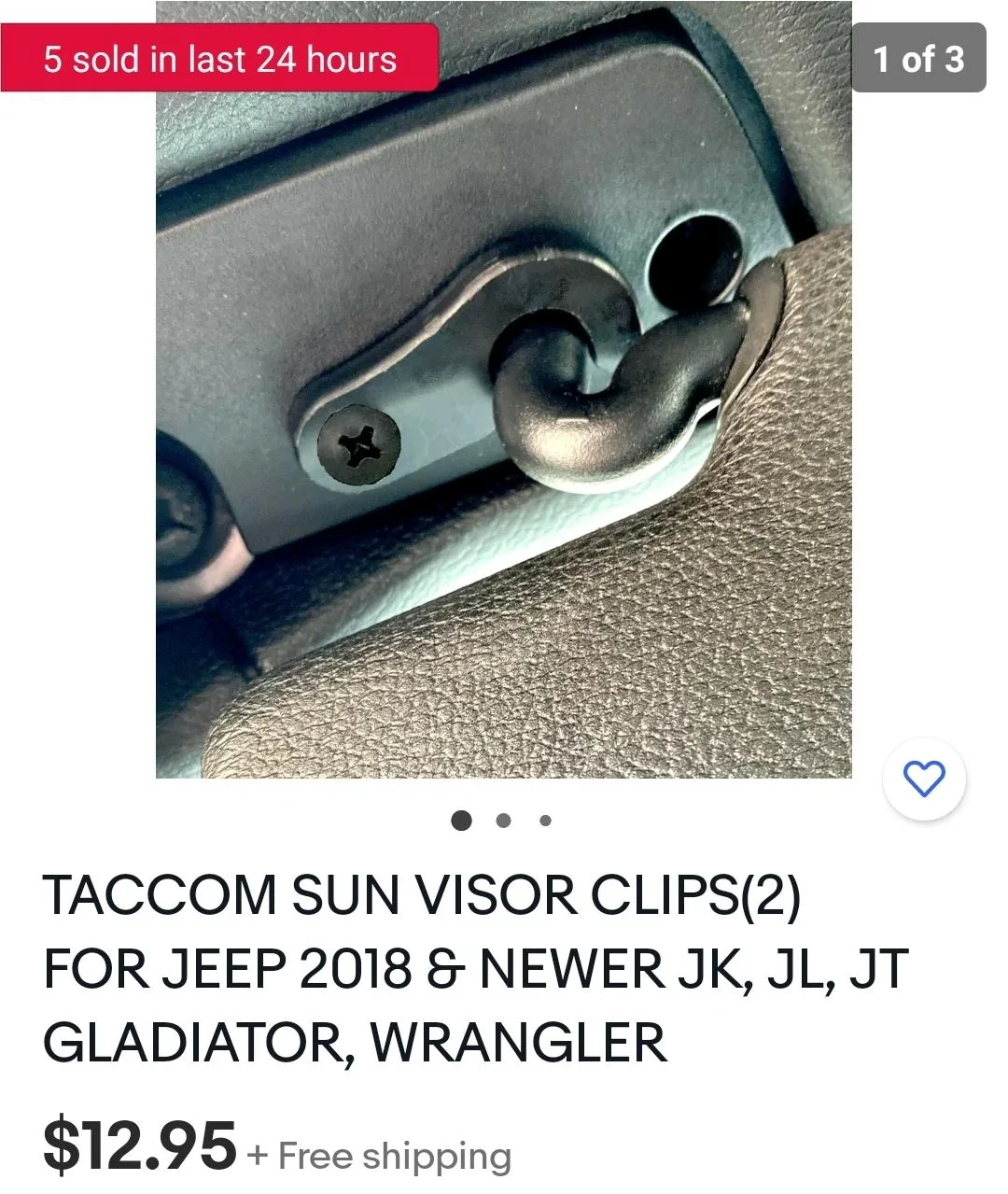 Jeep Gladiator Let’s talk about sunvisors… Screenshot_20211110-214429_eBay