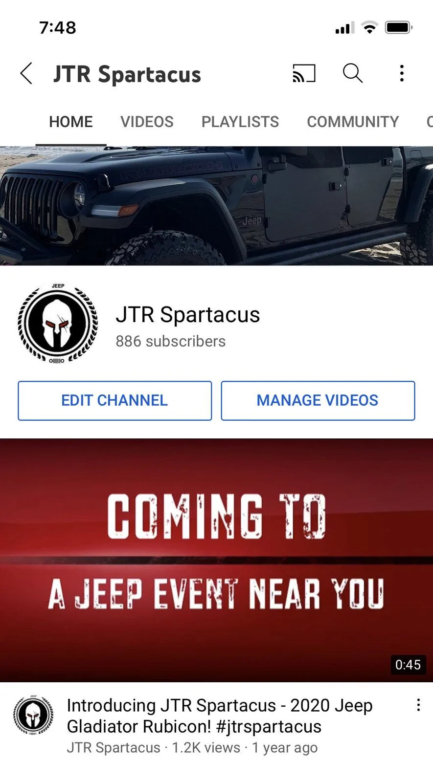 Jeep Gladiator Gladiator videos - JTR.Spartacus 13591FE6-DA7C-4100-A95B-B4E417D3AC41