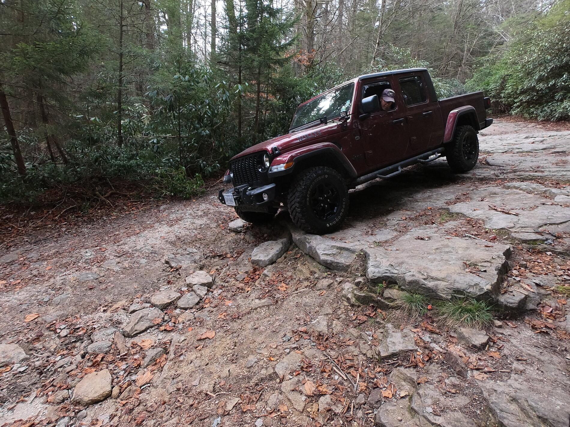 Jeep Gladiator Canaan Loop Road, WV GOPR4021.JPG