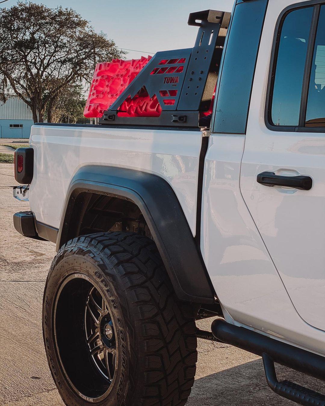 Jeep Gladiator Our TUWA PRO®️ 4CX Series MOAB Bed Rack System is finally BACK! 156466094_762618404687202_3070386866040364664_n