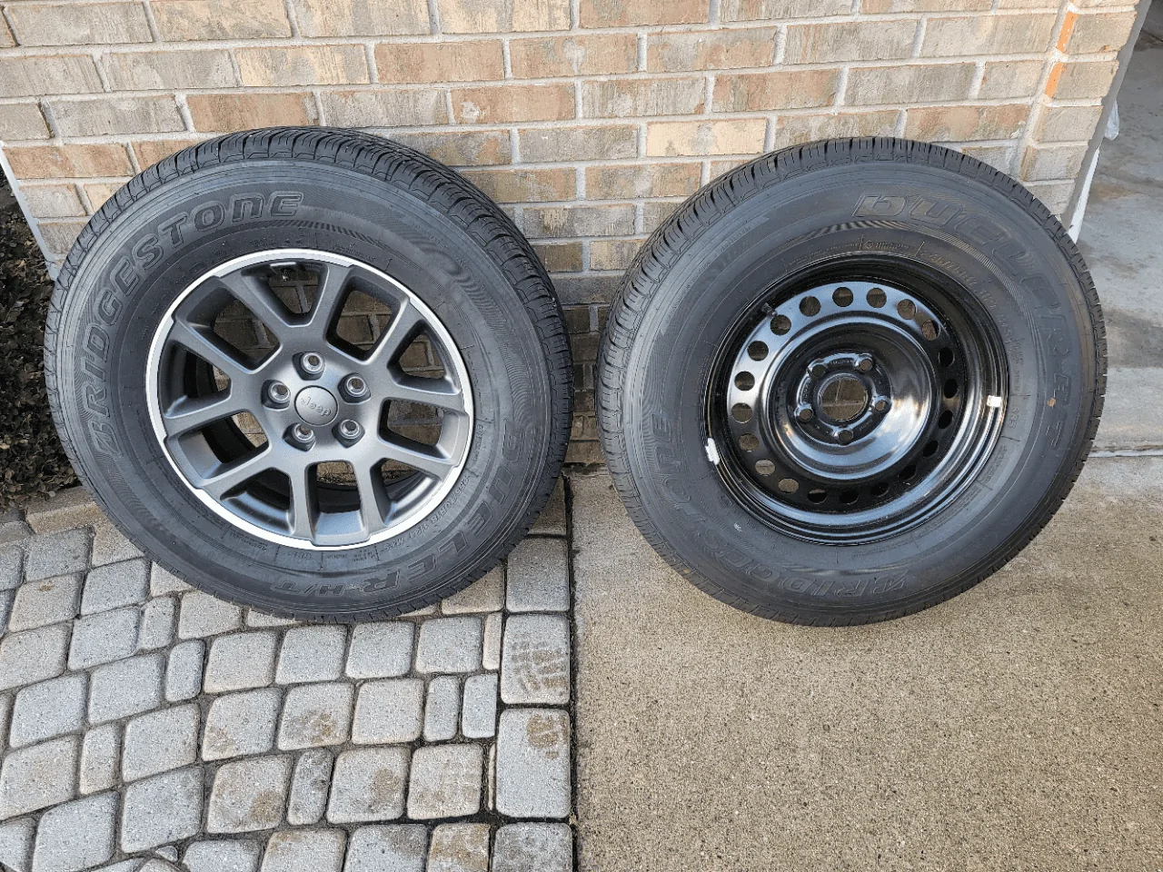 Jeep Gladiator 2020 Overland Tires / Wheels / TPMS 20211113_163907
