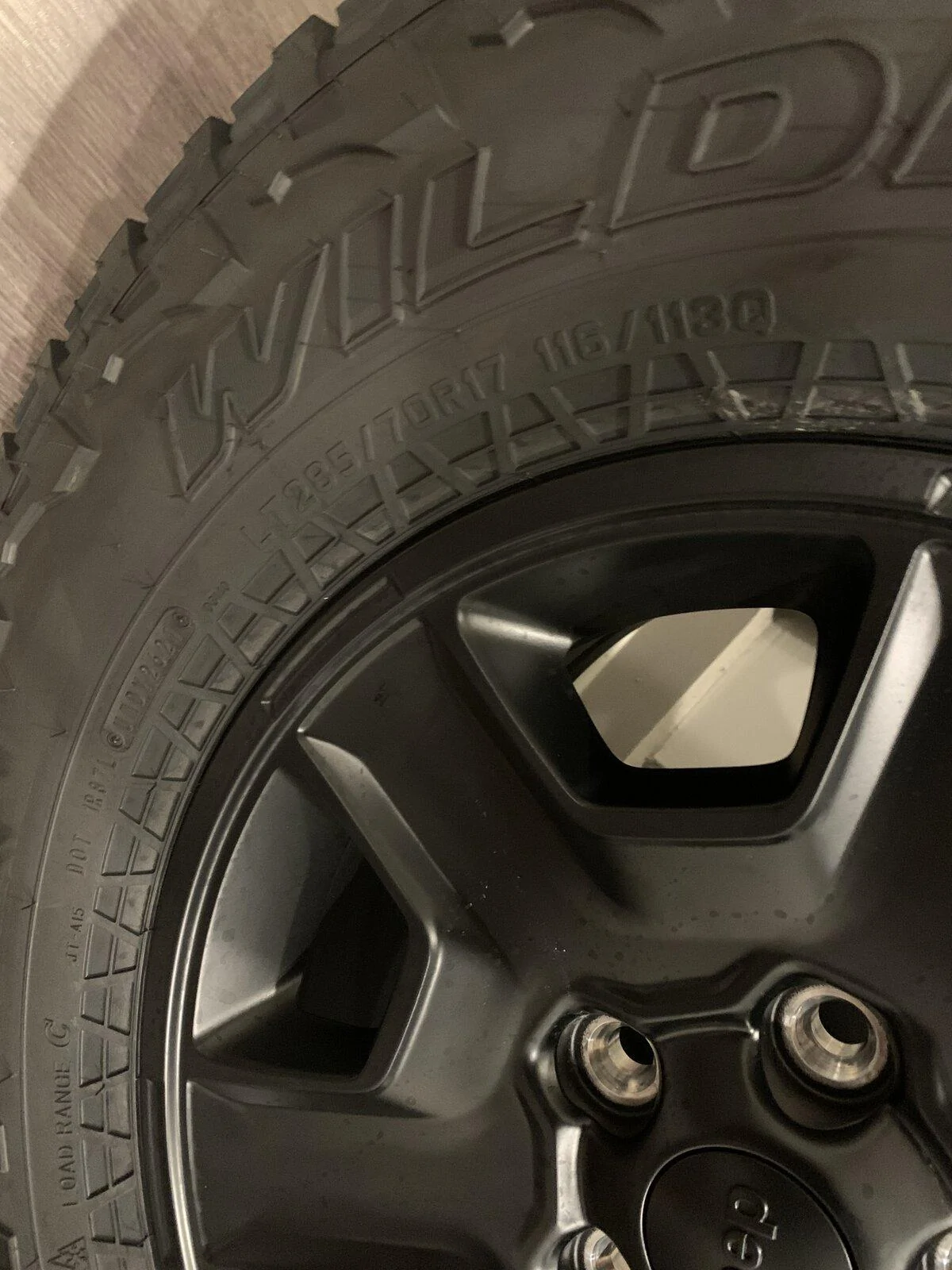 Jeep Gladiator Mojave Wildpeak AT3 wheels and tires take-offs with TPMS: Anywhere on east coast 629CF5FA-E14C-4560-9D8E-CEEF8494D6A6