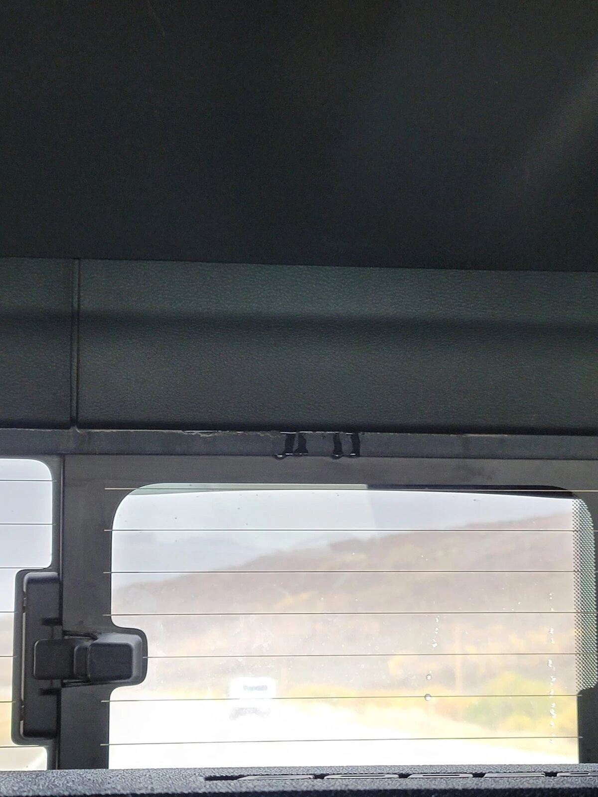 Jeep Gladiator Roof leak in back 20211007_131153