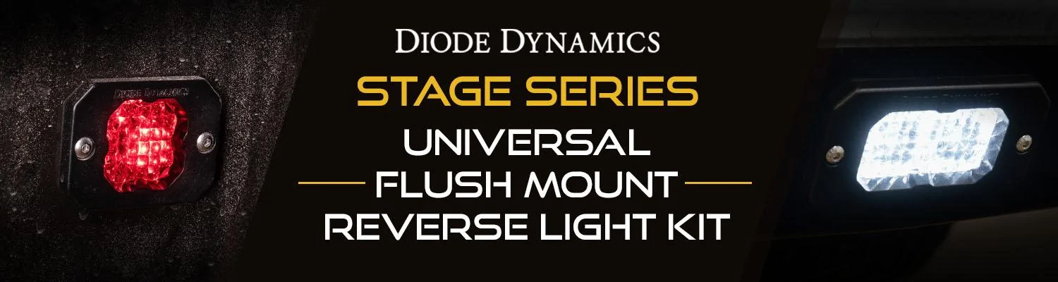 Jeep Gladiator NOW AVAILABLE: Stage Series Flush Mount Reverse Light Kit! | Diode Dynamics vF0aaq7