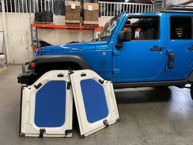 Jeep Gladiator Hothead Headliners - Special Edition Colors (Blue & Red) for a Limited Time! IMG_2083