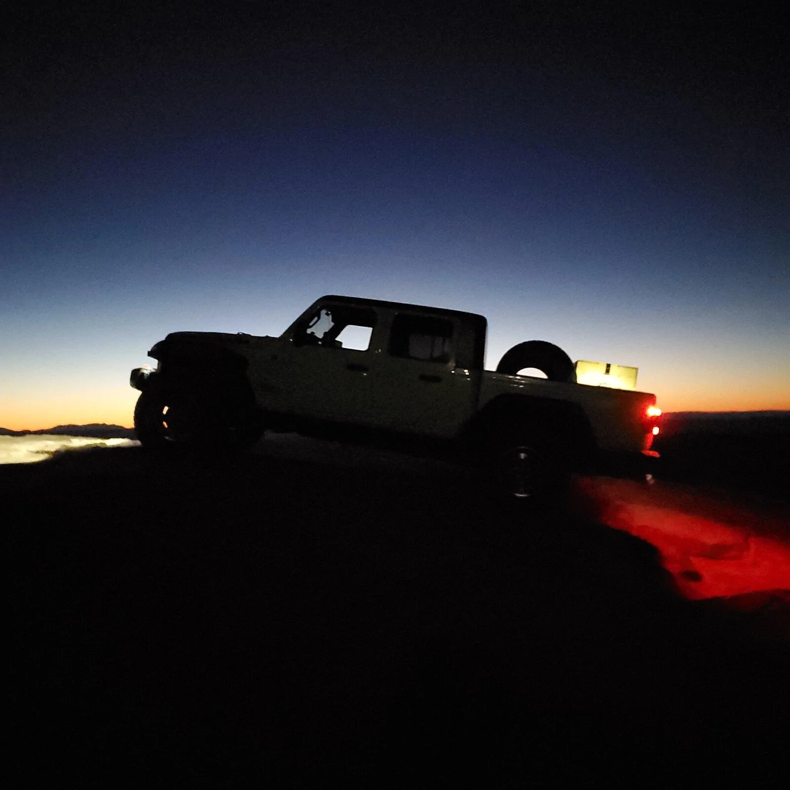 Jeep Gladiator The trip home from Gupton to Ca ongoing - picked up Gecko JT 20211117_175230