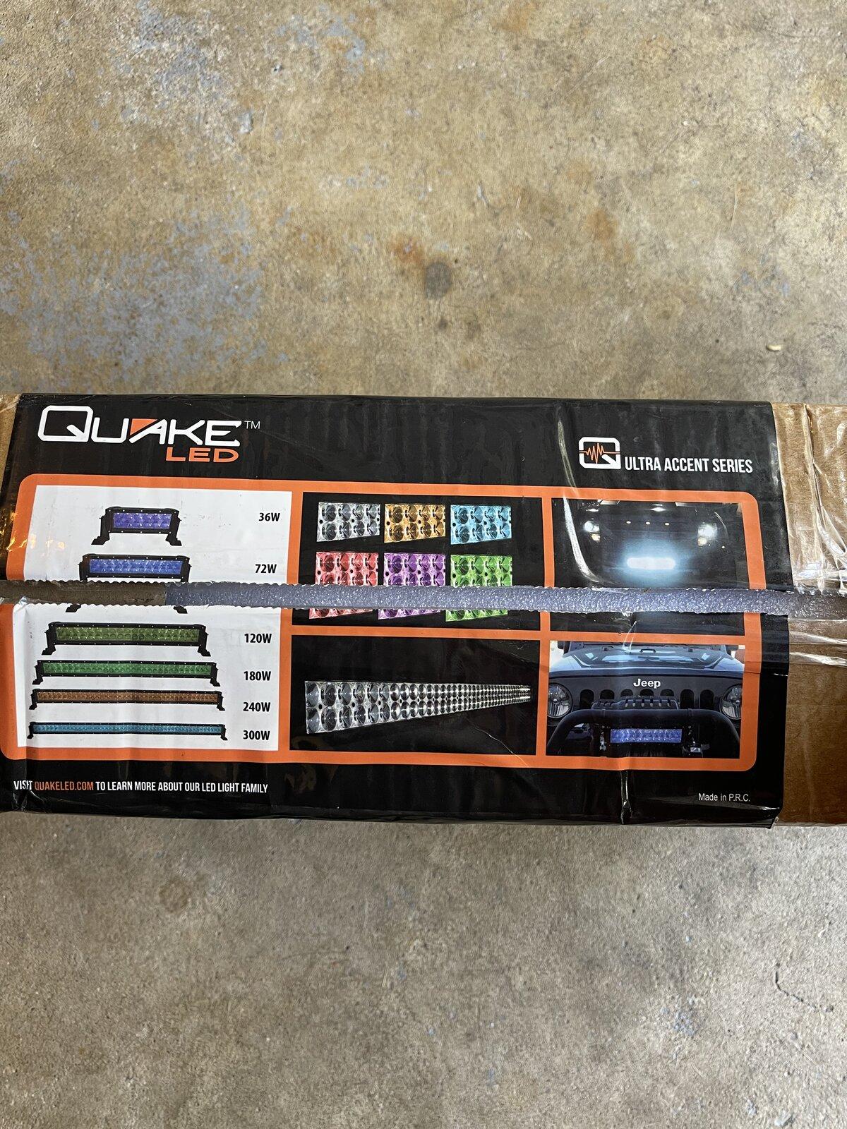 Jeep Gladiator Quake LED 13.5 Inch Light Bar RGB $125 shipped A352B827-11F6-42B5-AC73-00EE95149901