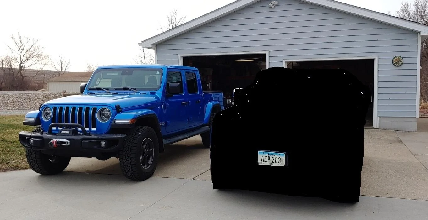 Jeep Gladiator Why do people black out their license plates in pictures? blackout