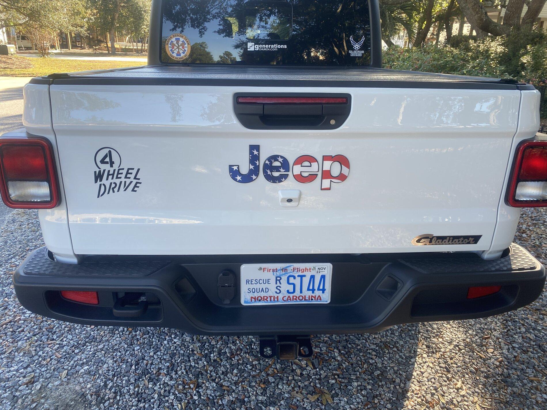 Jeep Gladiator "JEEP" tailgate badge mods? 0B3C84E6-EF7C-4CED-B432-845D3AD8D4C2