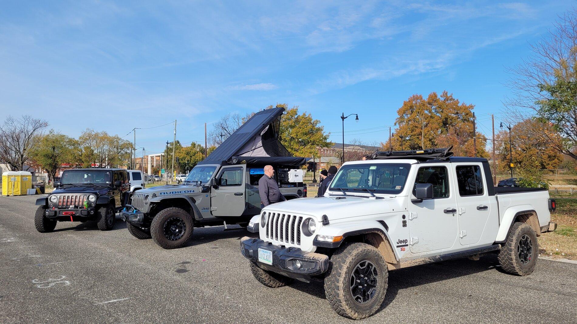Jeep Gladiator DC JEEP Meet up Sunday 11/21/21 10 am 20211121_102230