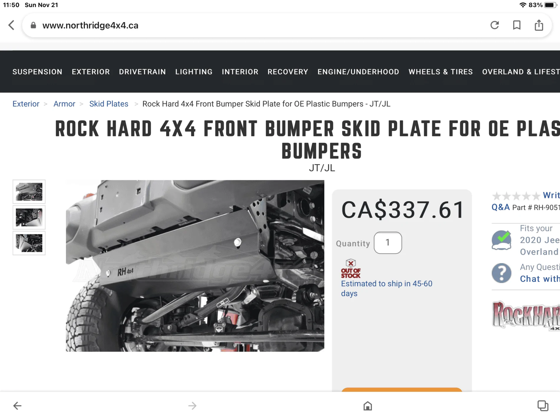 Jeep Gladiator New 2021 Willy's BAB175B2-2D50-4EDA-A49F-C0608C59F6FF