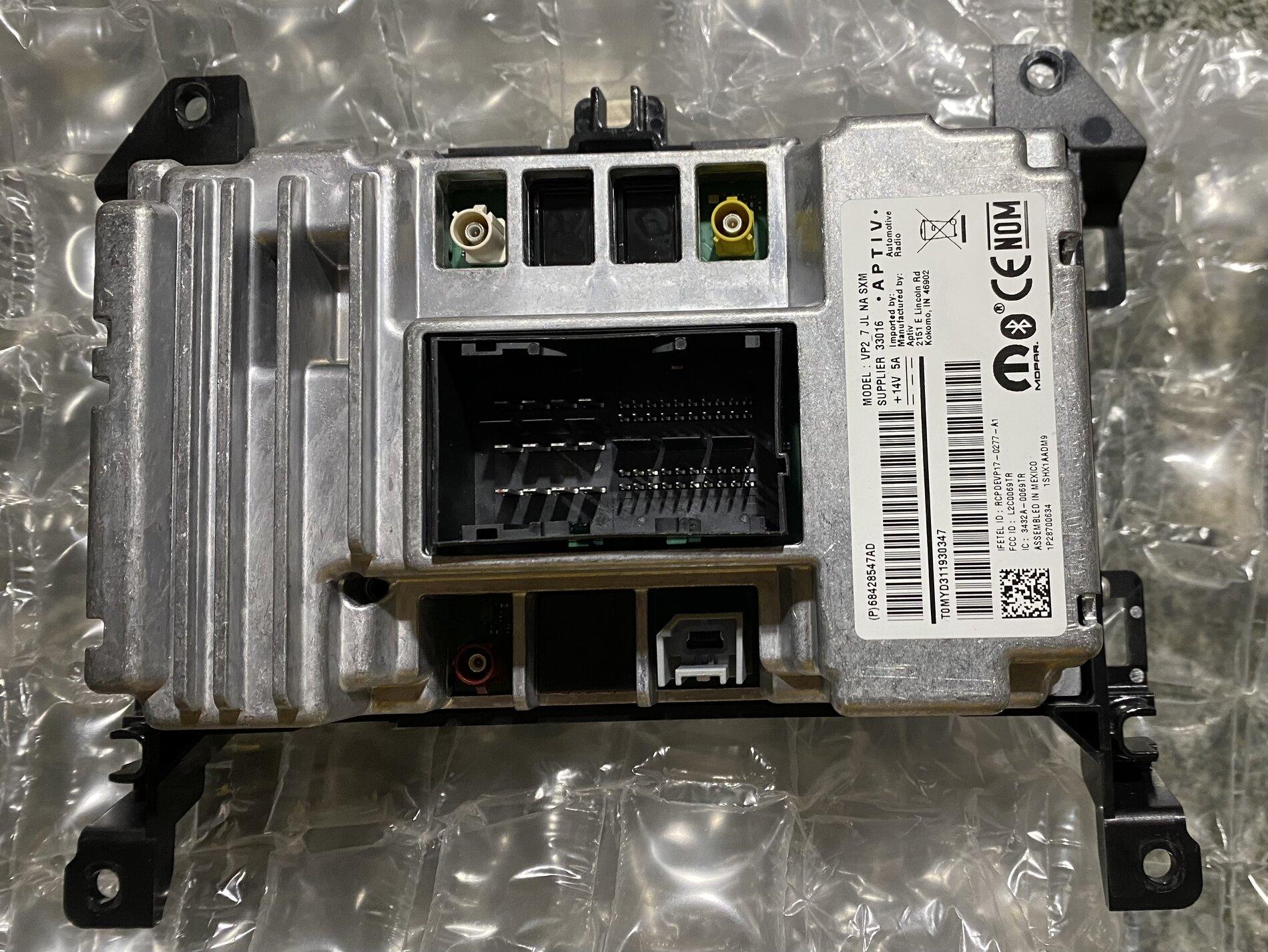 Jeep Gladiator 7in Uconnect with bezel (have code) 382E92A0-CBD7-4DA1-BA3E-CD4040787222